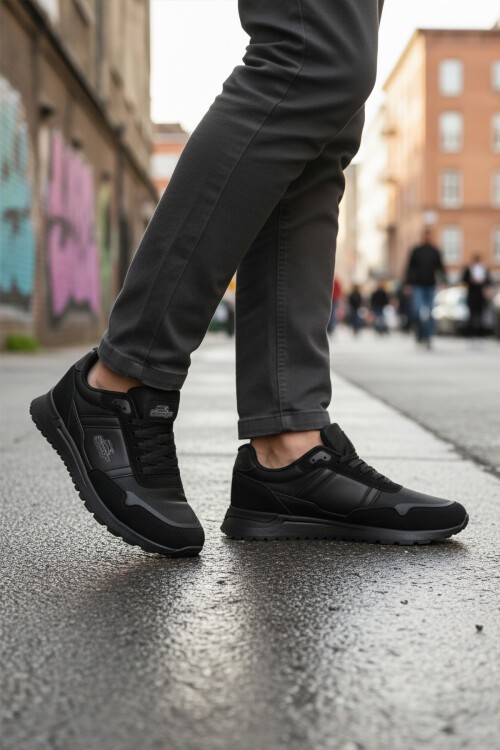 Siyah Erkek Spor Ayakkabı Optica M