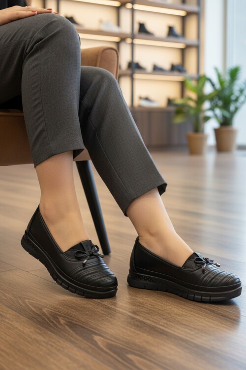 Siyah Kadın Günlük Ayakkabı 1211 Z