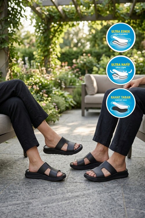 Siyah Comfort Taban Kadın Terlik 673644 Z