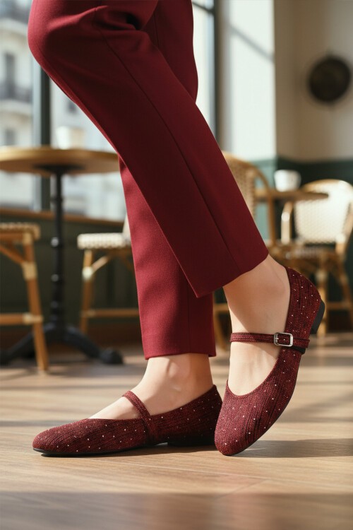 Bordo Kadın Babet 666158 Z