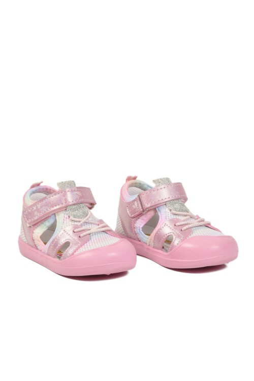 Pembe Ortopedik Bebek Sandalet 26A77 B
