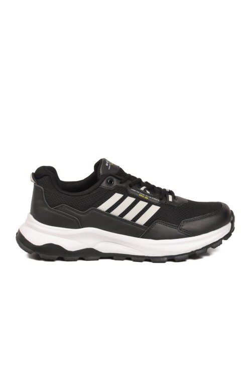 Siyah-Beyaz Hafif Rahat Taban Erkek Sneaker BST-2045 M