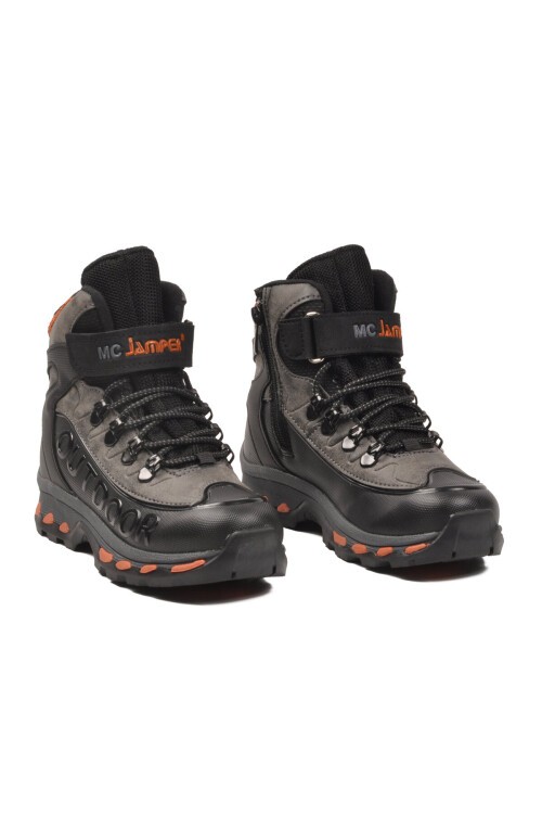 Siyah-Füme-Turuncu Unisex Çocuk Bot 2115 F