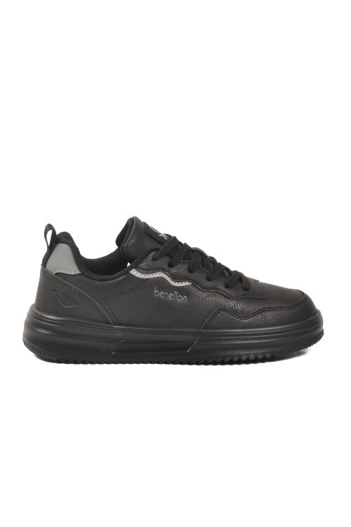 Siyah Hafif Bağcıklı İthal Unisex Spor Ayakkabı BNI-11201 G