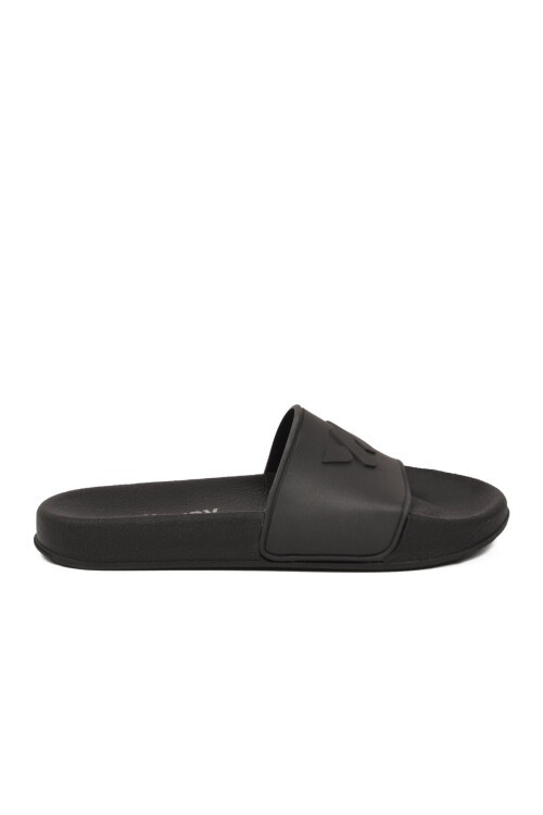 Siyah Yumuşak Rahat Tabanlı Hafif Unisex Spor Terlik