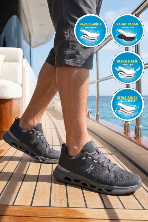 Füme Anorak Hafif Rahat Taban Erkek Spor Ayakkabı Vista 160 M