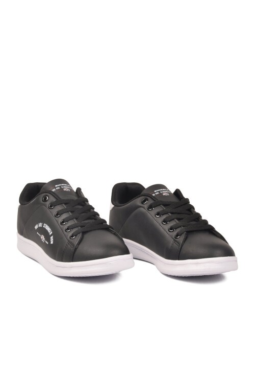 Siyah-Beyaz Hafif Unisex Spor Ayakkabı Bst-1002 G