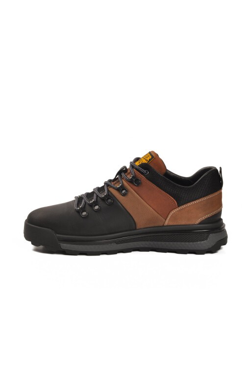 Siyah Nubuk Hakiki Deri Erkek Günlük Ayakkabı 1111 M