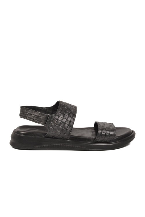Siyah Hafif Erkek Sandalet PC-7334 M