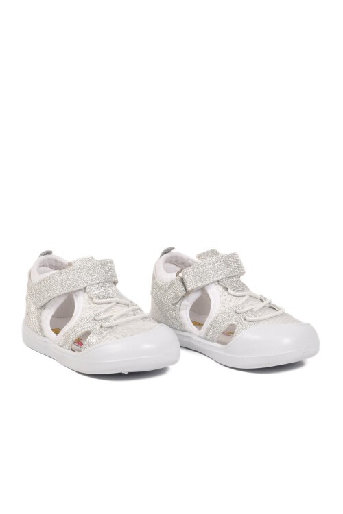 Gümüş Ortopedik Bebek Sandalet 26A77 B