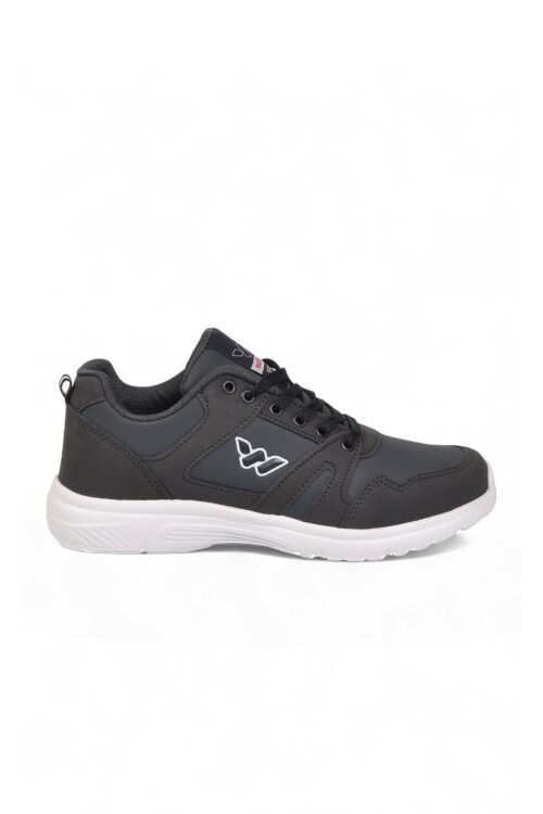 Bağcıklı Cilt Lacivert Hafif Rahat Taban Esnek Unisex Yürüyüş ve Spor Ayakkabı Sneaker Core 020