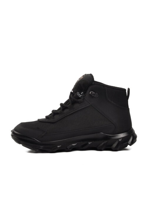 Tekstil Siyah TKaymaz Tabanlı Su Geçirmez Unisex Outdoor Trekking Bot G7200