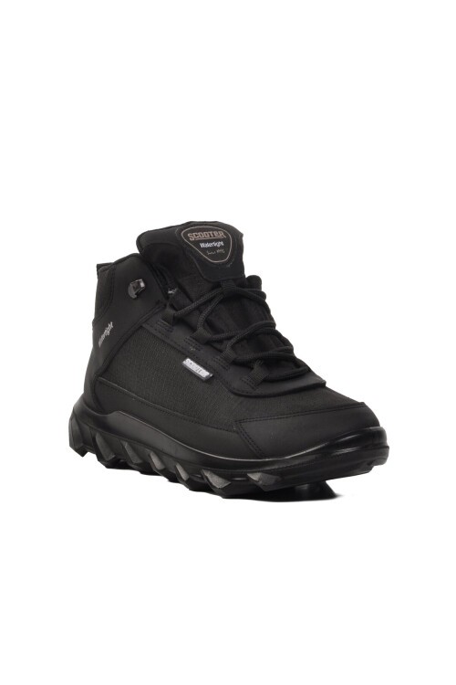 Tekstil Siyah TKaymaz Tabanlı Su Geçirmez Unisex Outdoor Trekking Bot G7200