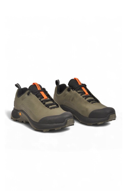 Erkek Su Geçirmez Kaymaz Tabanlı Haki-Siyah Outdoor Trekking Ayakkabı 110396A-3