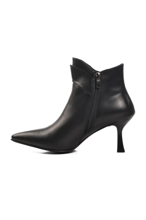 Ayakmod Siyah Kadın Topuklu Bot