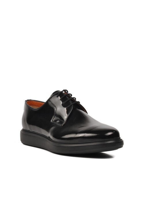 Ayakmod Siyah Rugan Erkek Günlük Ayakkabı