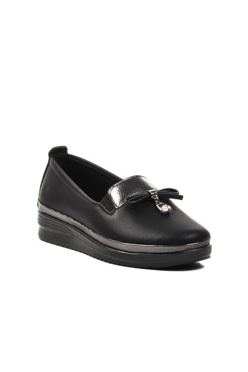 Ayakmod Siyah Simli Kadın Günlük Ayakkabı