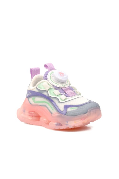 Benetton Beyaz-Pudra Çocuk Spor Ayakkabı