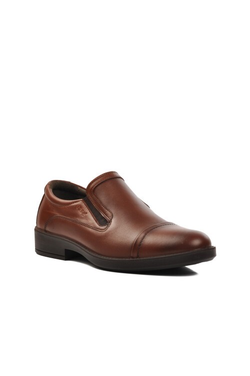 Ayakmod Taba  Hakiki Deri Erkek Klasik Ayakkabı