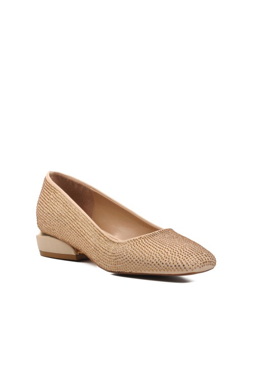 Ayakmod Bej Kadın Abiye Ayakkabı