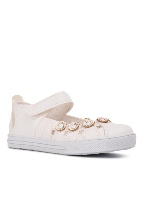 Ayakmod Beyaz Kız Çocuk Günlük Ayakkabı