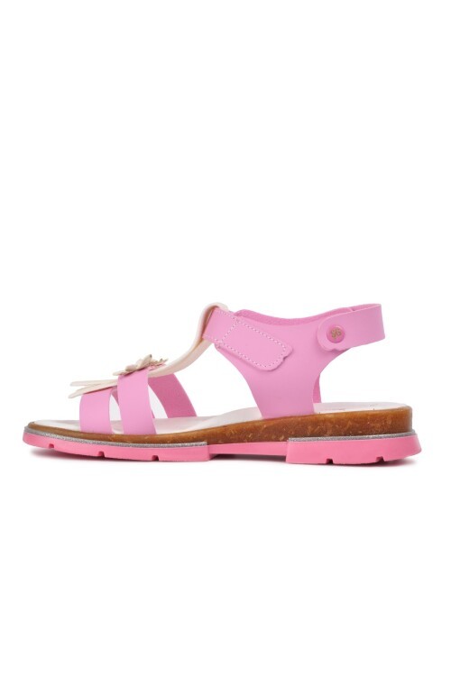 Ayakmod Pembe-Sedef Kız Çocuk Sandalet