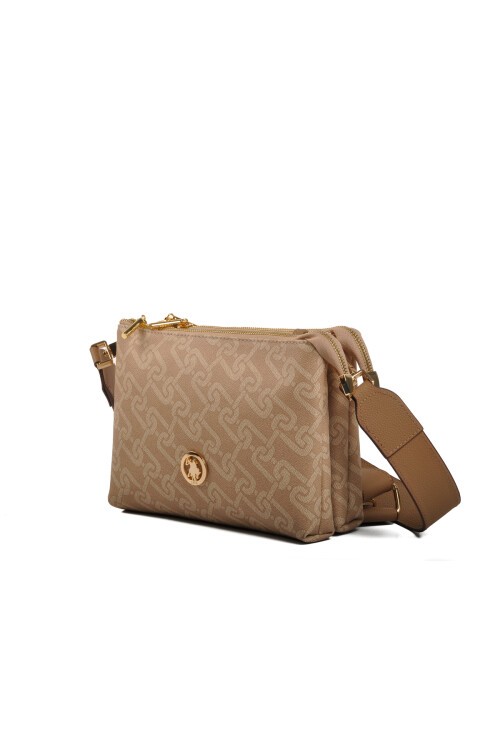 U.S. Polo Assn. Bej Kadın Omuz Çantası