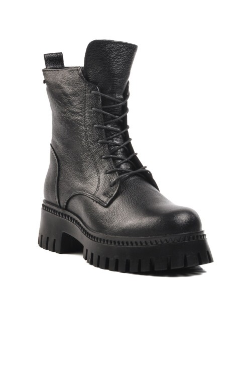 Venüs Siyah Hakiki Deri Kadın Bot