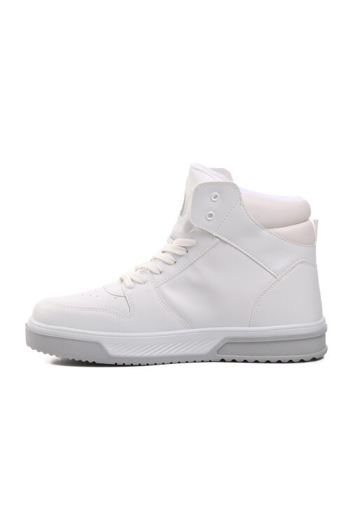 Benetton Beyaz Erkek Hi Sneaker