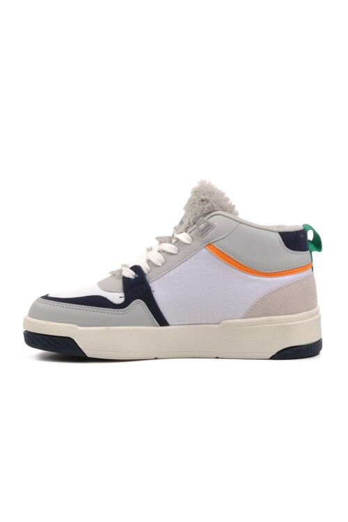 Benetton Beyaz Unisex Hi Sneaker