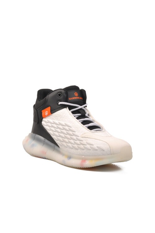Hammer Jack Beyaz-Siyah Erkek Basketbol Ayakkabısı