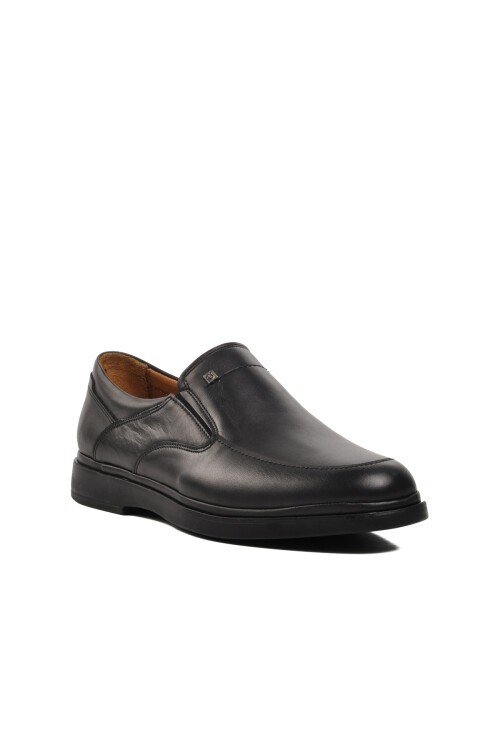 Ayakmod Siyah Hakiki Deri Erkek Günlük Ayakkabı