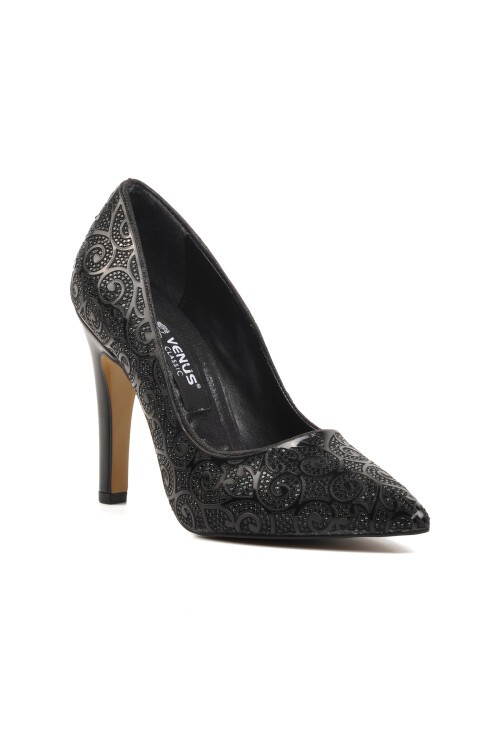 Venüs Siyah Kadın Abiye Ayakkabı