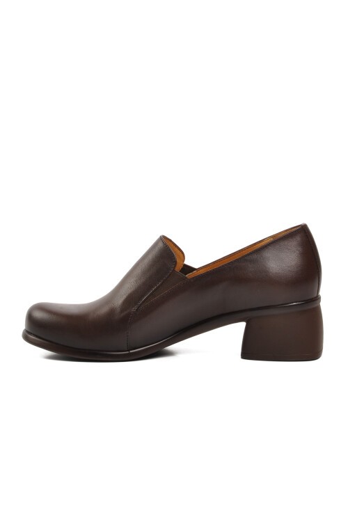 Ayakmod Kahve Hakiki Deri Kadın Günlük Ayakkabı