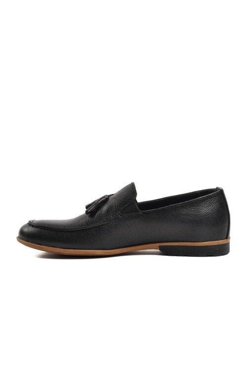 Ayakmod Siyah Erkek Loafer Ayakkabı
