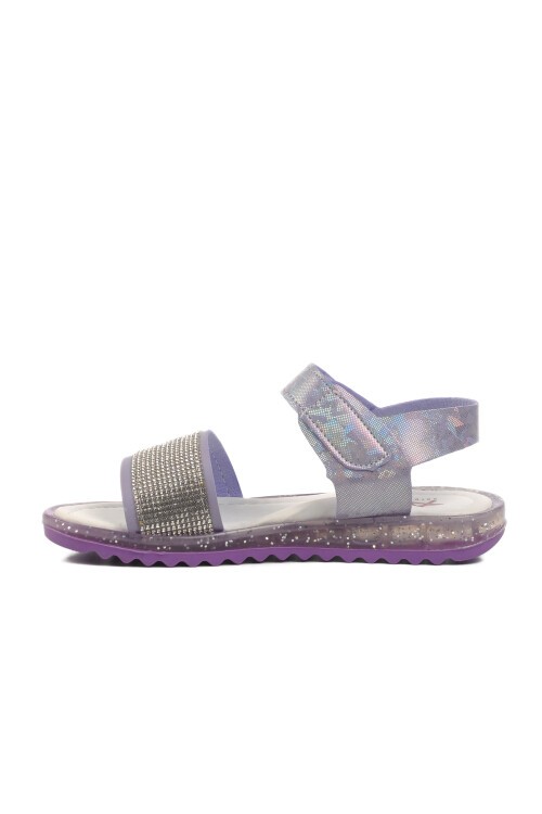 Ayakmod Lila Simli Çocuk Sandalet