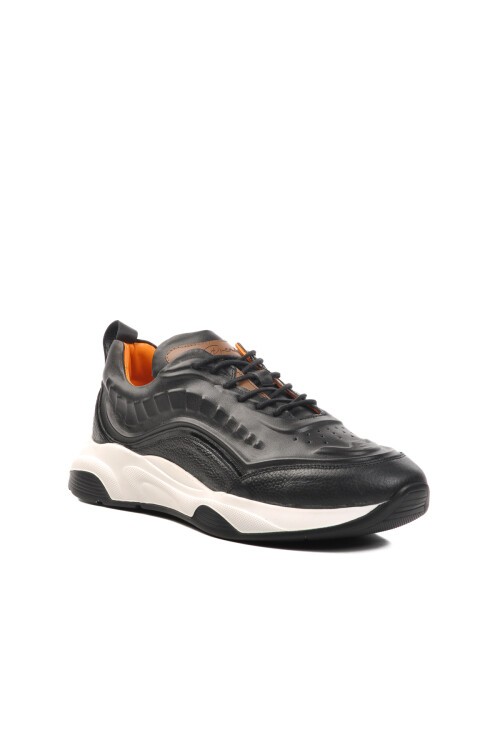 Ayakmod Siyah Hakiki Deri Erkek Klasik Ayakkabı