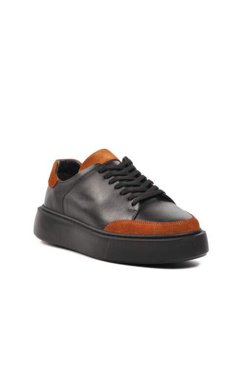 Ayakmod Siyah-Taba Erkek Günlük Ayakkabı