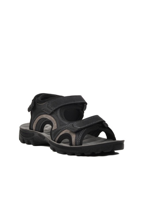Siyah Cırtlı Unisex Spor Sandalet Taurus G