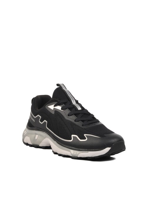 Pierre Cardin Siyah-Beyaz Erkek Spor Ayakkabı