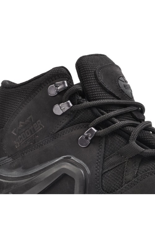 Scooter Siyah Nubuk Su Geçirmez Erkek Outdoor Bot