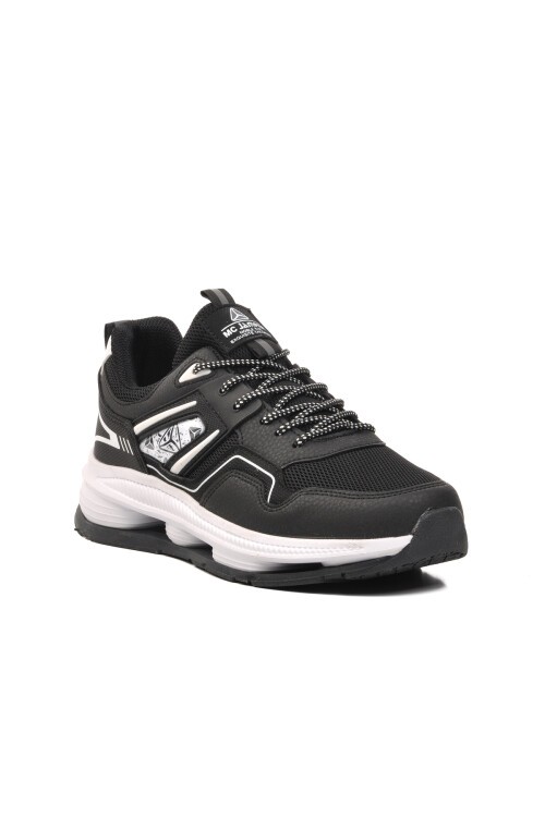 Walkway Siyah-Beyaz Erkek Spor Ayakkabı