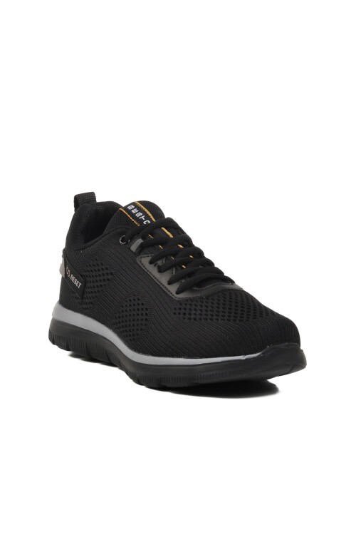 Siyah Fileli Erkek Spor Ayakkabı BST-652 M