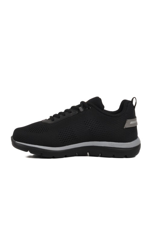 Siyah Fileli Unisex Spor Ayakkabı BST-652 G