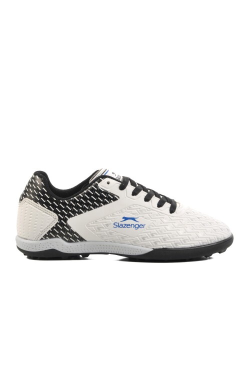 Slazenger Beyaz-Siyah Çocuk Halı Saha Ayakkabısı