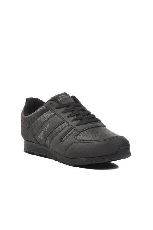 Siyah Fileli Hafif Unisex Spor Ayakkabı