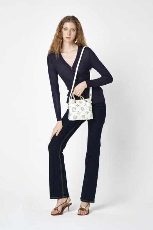 Beyaz Kadın Omuz Çantası 05PC25Y10503-