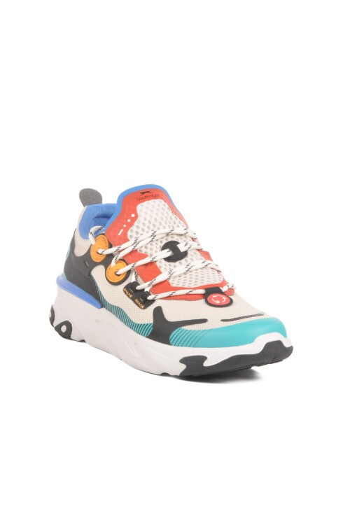 Beyaz Fileli Hafif Esnek Erkek Spor Ayakkabı Ward M