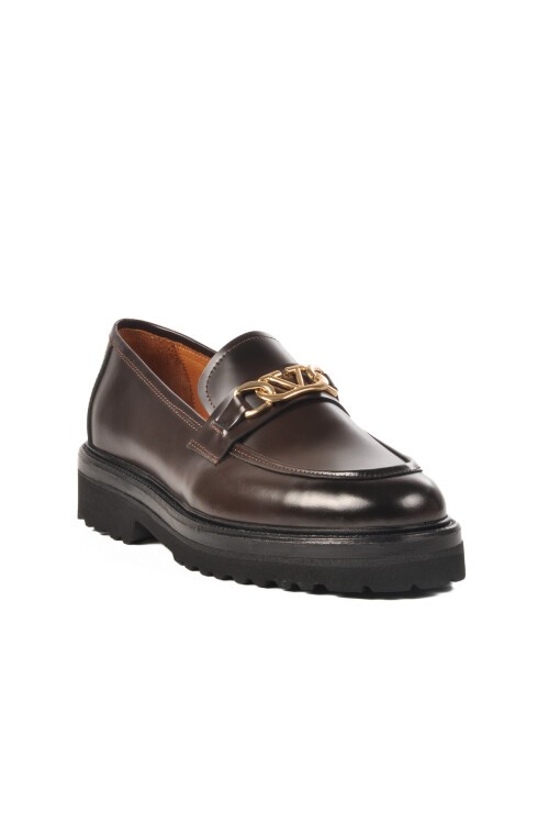 Kahve Açma Hakiki Deri Erkek Klasik Ayakkabı Premium 601 M