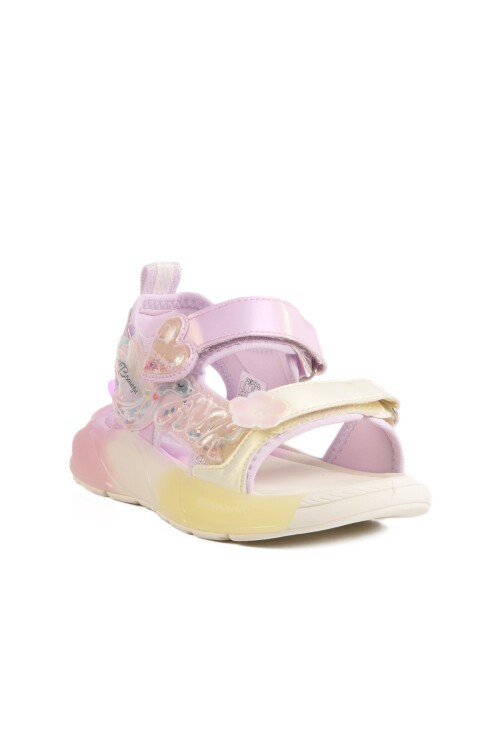 Lila Hafif Kız Çocuk Sandalet 1946 F